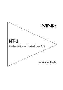Bruksanvisning Minix NT-1 Headset