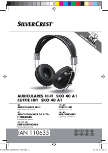 Manuale SilverCrest SKO 40 A1 Cuffie