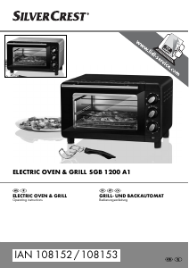 Bedienungsanleitung SilverCrest IAN 108153 Backofen