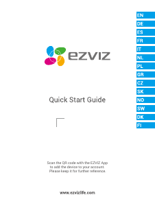 Brugsanvisning EZVIZ C3X IP kamera