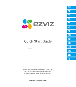 Εγχειρίδιο EZVIZ C6N Κάμερα συστήματος ενδοεπικοινωνίας