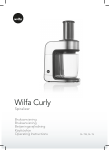 Manual Wilfa SL-1S Spiralizer