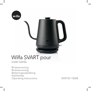 Manual Wilfa WSPOK-1000B Kettle