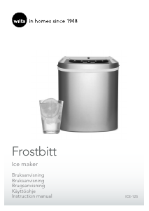 Manual Wilfa ICE-12S Ice Cube Maker
