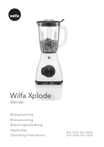 Brugsanvisning Wilfa BLP-1200B Blender