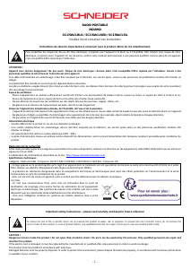 Manual de uso Schneider SC170ACL Radio