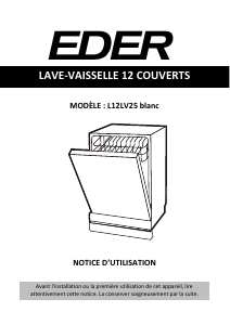 Mode d’emploi Eder L12LV25 Lave-vaisselle