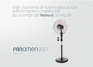 Kullanım kılavuzu Homend Fanomen 9001 Fan