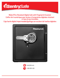 Manual de uso SentrySafe SFW123BTC Caja fuerte