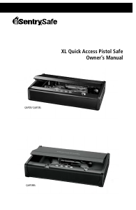 Manual de uso SentrySafe QAP2EL Caja fuerte