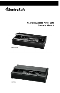 Manual SentrySafe QAP2BEL Safe