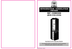 Mode d’emploi La Germania COMB300N Réfrigérateur combiné