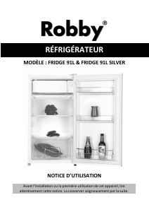 Mode d’emploi Robby FRIDGE 91L Réfrigérateur