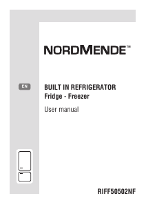 Handleiding Nordmende RIFF50502NF Koel-vries combinatie