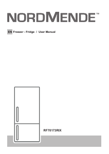 Manual Nordmende RF70173RIX Fridge-Freezer