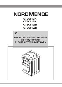 Handleiding Nordmende CTEC61BK Fornuis