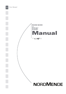 Handleiding Nordmende WM1297WH Wasmachine
