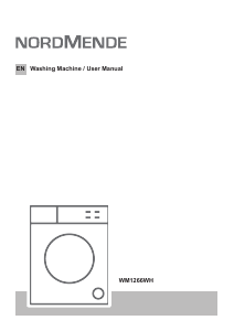 Manual Nordmende WM1266WH Washing Machine