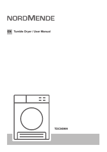 Manual Nordmende TDC90WH Dryer