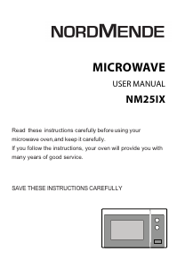 Manual Nordmende NM25IX Microwave