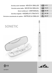 Instrukcja Eta Sonetic 4707 90000 Szczoteczka elektryczna