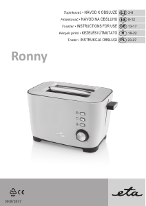 Manual Eta Ronny 316690000 Toaster