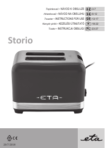 Manual Eta Storio 9166 90030 Toaster