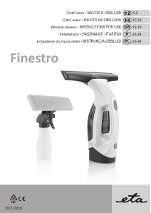 Manual Eta Finestro 3262 90000 Steam Cleaner