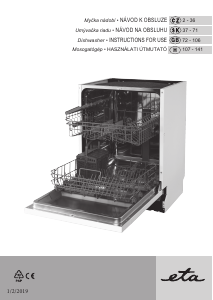 Návod Eta 239690001 Umývačka riadu