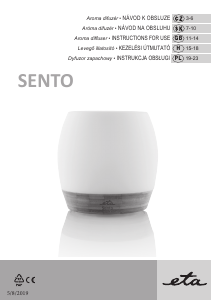 Manual Eta Sento 2634 90000 Aroma Diffuser