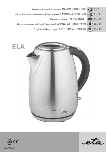 Manual Eta Ela 8598 90070 Kettle