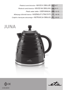 Manuál Eta Juna 1605 90020 Konvice