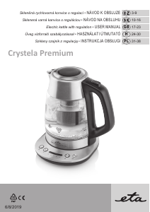 Instrukcja Eta Crystela Premium 9153 90000 Czajnik