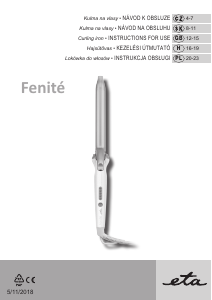 Manual Eta Fenité 5327 90000 Hair Styler