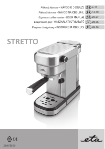 Handleiding Eta Stretto 2180 90000 Espresso-apparaat