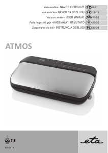 Handleiding Eta Atmos 4762 90000 Vacumeermachine