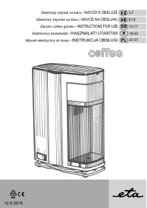 Manual Eta 0067 90100 Coffee Grinder