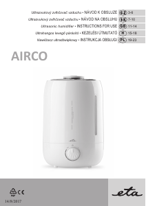 Használati útmutató Eta Airco 0629 90000 Párásító
