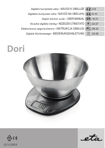 Manual Eta Dori 6778 90000 Kitchen Scale