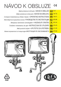 Návod Eta 0733 90000 Bojler