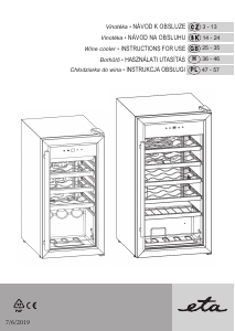 Manual Eta 9529 90010 Wine Cabinet