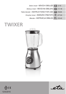 Manual Eta Twixer 6011 90000 Blender