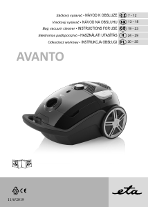 Manual Eta Avanto 0519 90000 Vacuum Cleaner