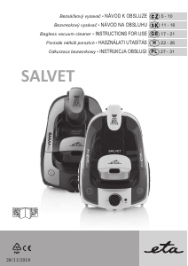 Manual Eta Salvet 0513 90000 Vacuum Cleaner