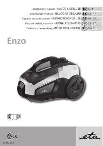 Manual Eta Enzo 1514 90000 Vacuum Cleaner
