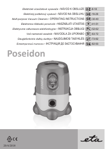 Instrukcja Eta Poseidon 2865 90030 Odkurzacz