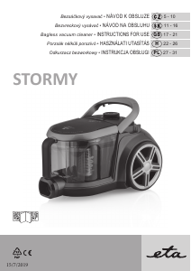 Manuál Eta Stormy 2517 90000 Vysavač