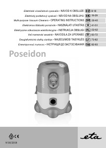 Návod Eta Poseidon 7865 90030 Vysávač