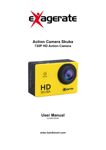 Manual Exagerate XCAM720HD Action Camera