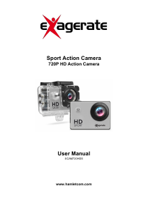 Manual Exagerate XCAM720HDS Action Camera